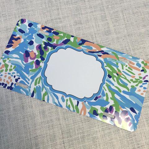 License plate- #1 Lilly Inspired