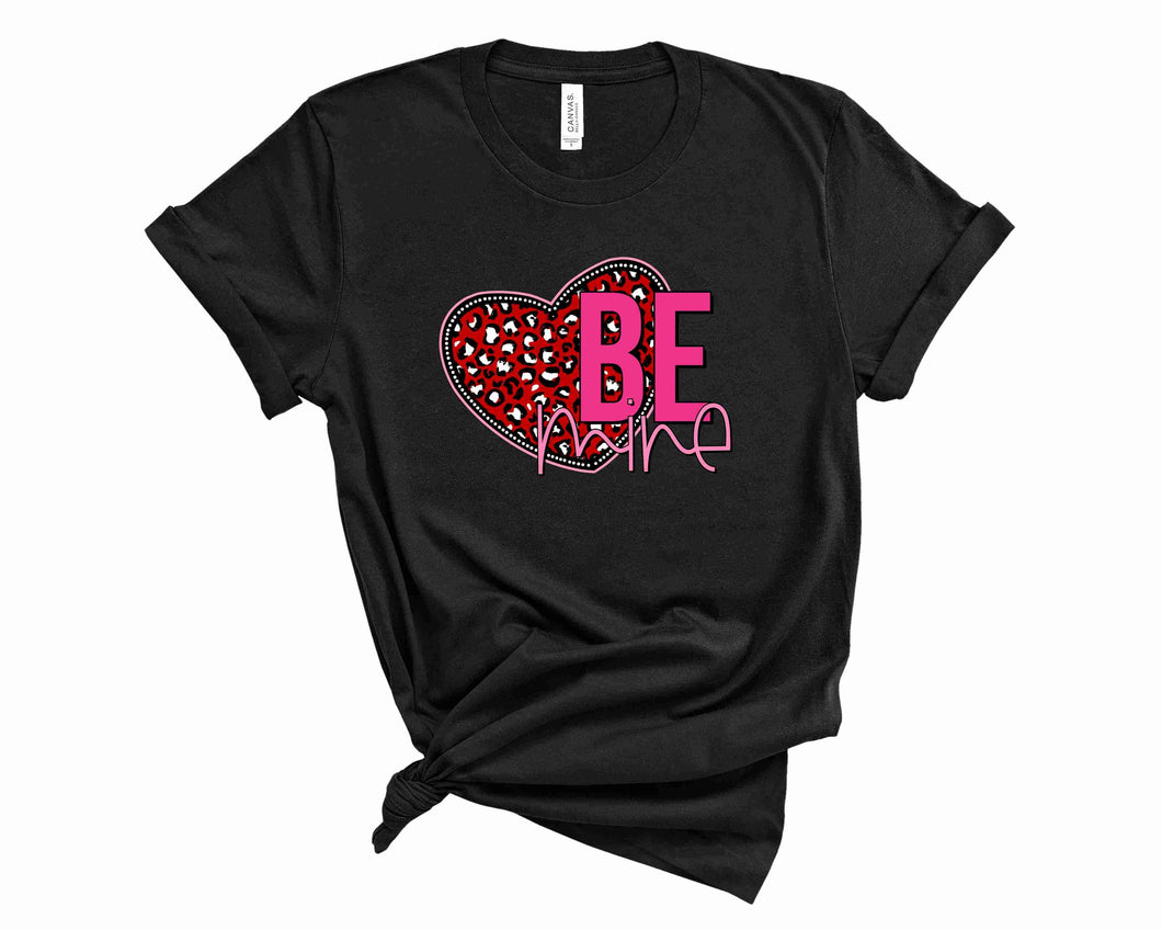 Be Mine- Leopard Heart- Graphic Tee