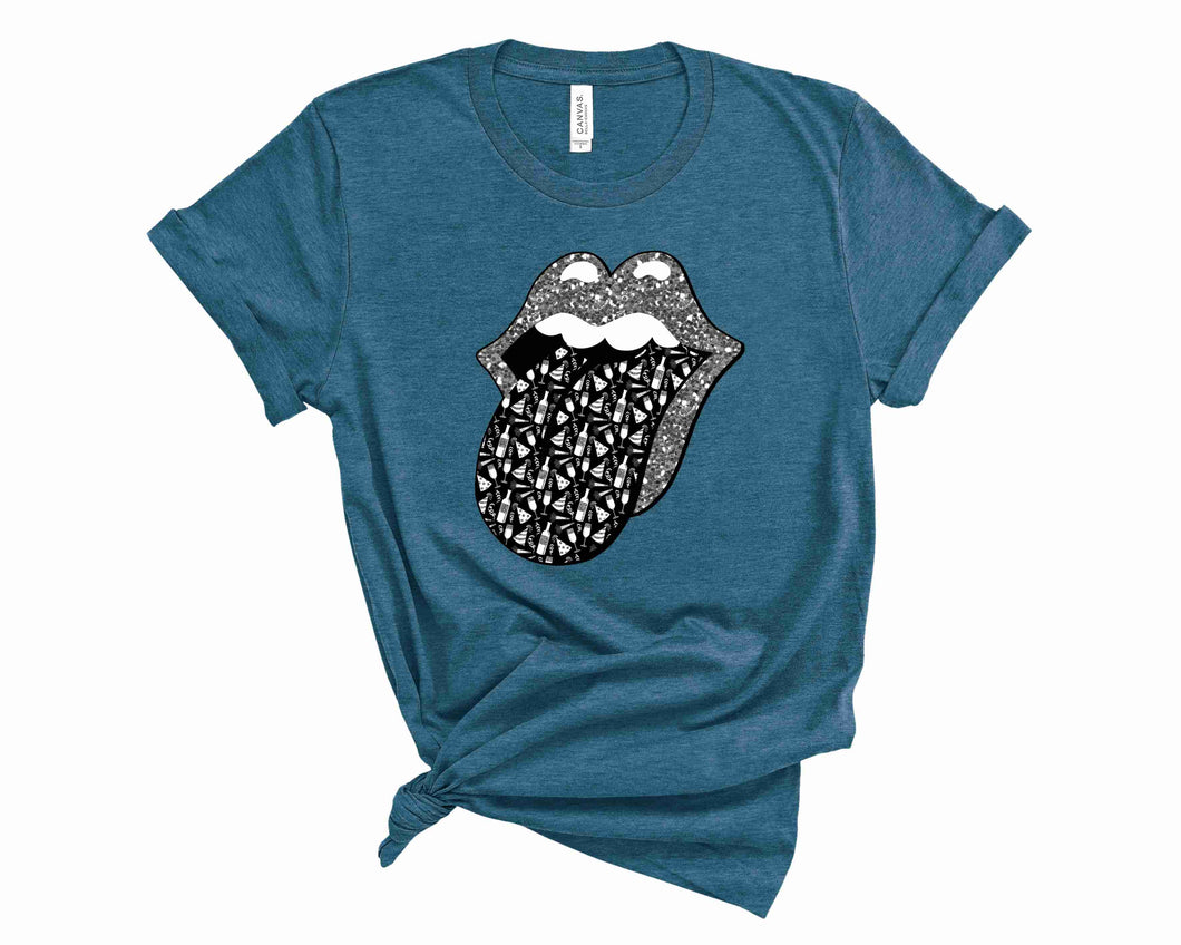 Bottles- Tongue - Graphic Tee