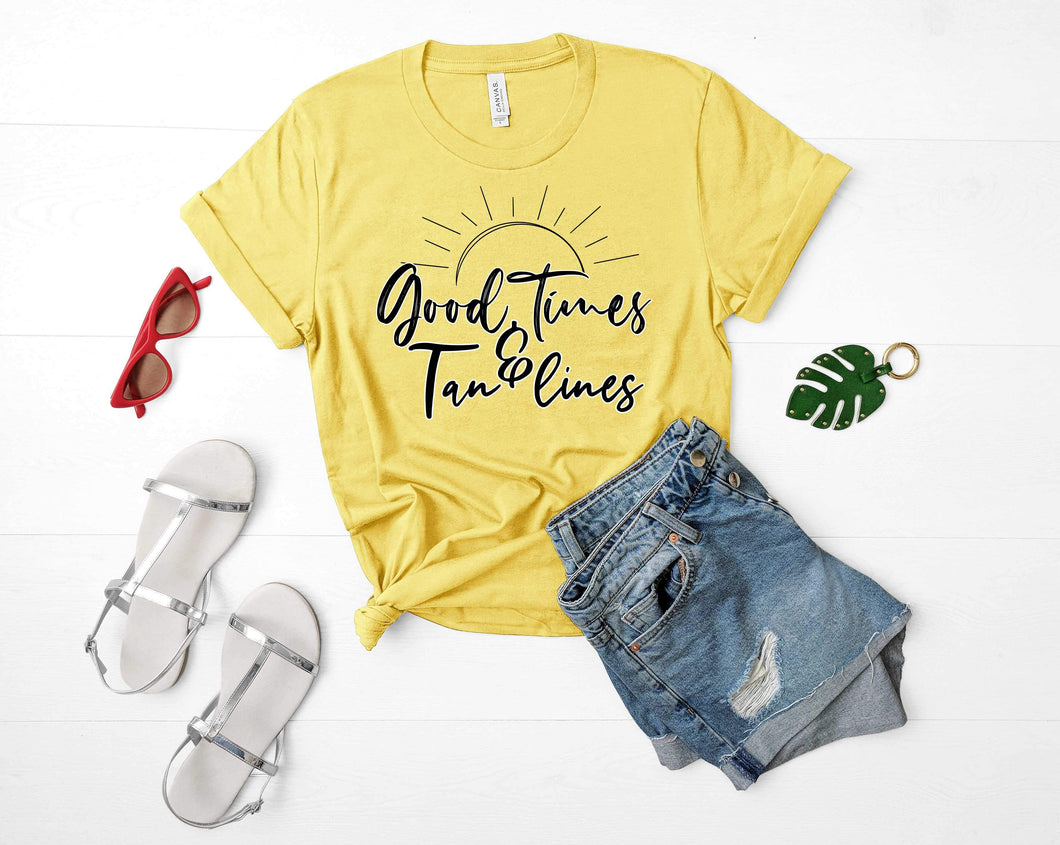 Good times & Tan lines - Graphic Tee