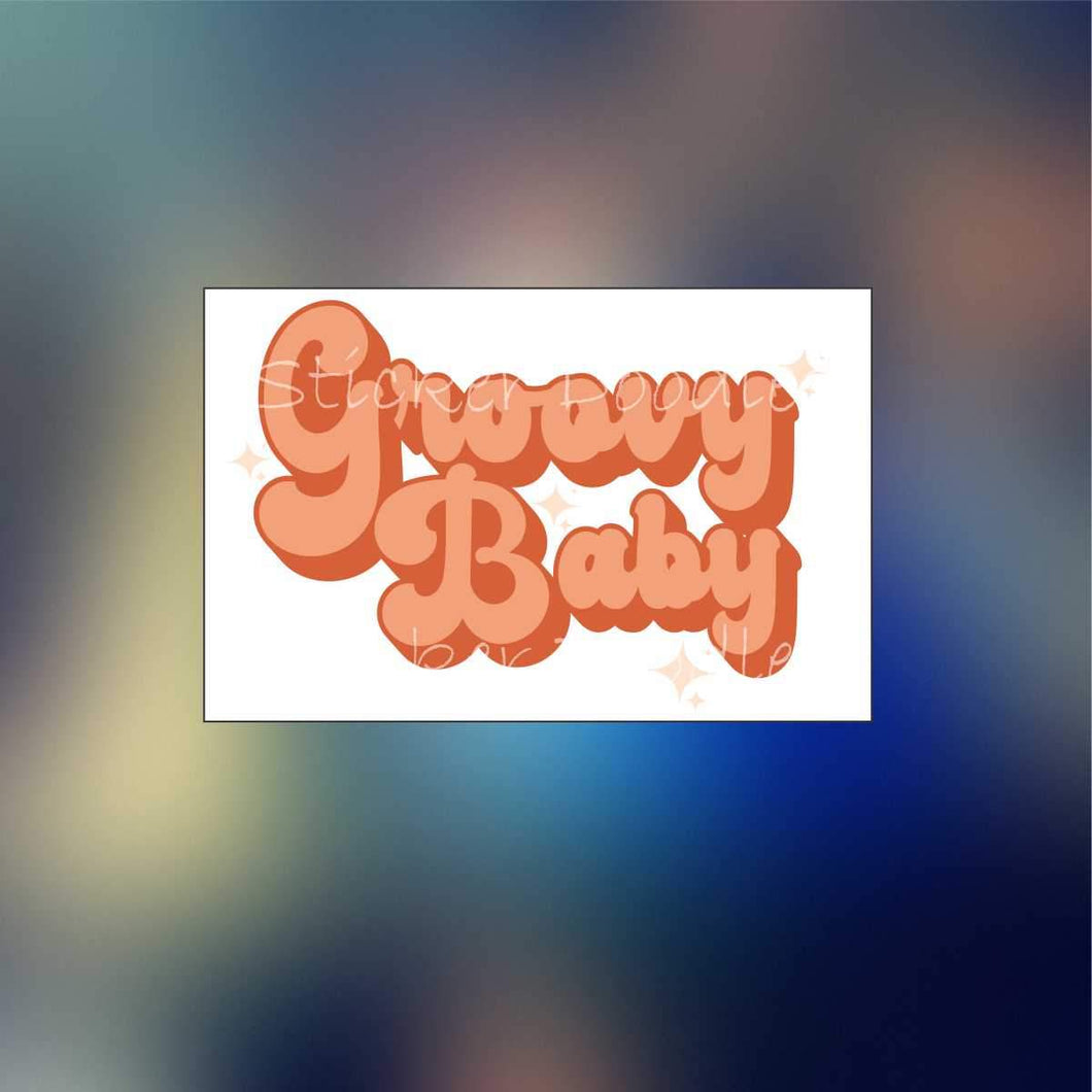 Groovy Baby - Sticker