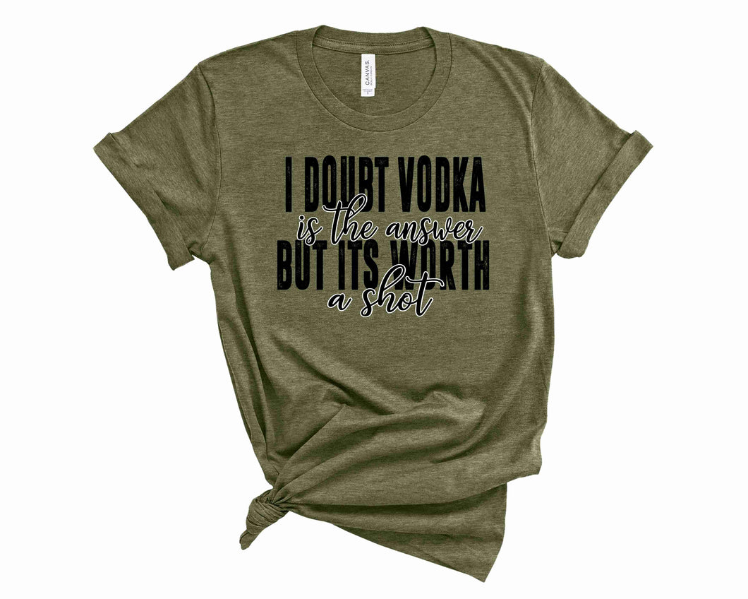I doubt Vodka is the answer but its worth a shot - Graphic Tee