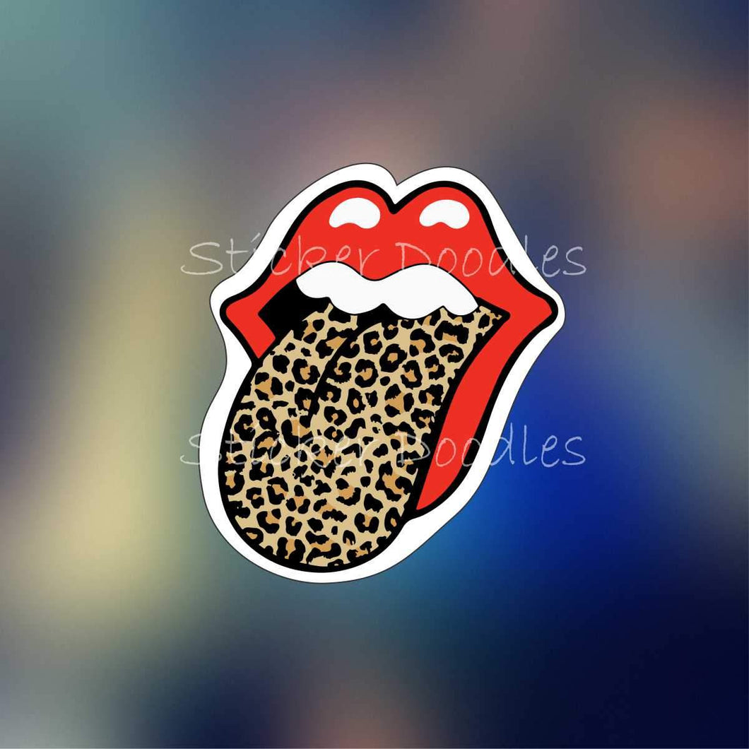 Leopard tongue - Sticker