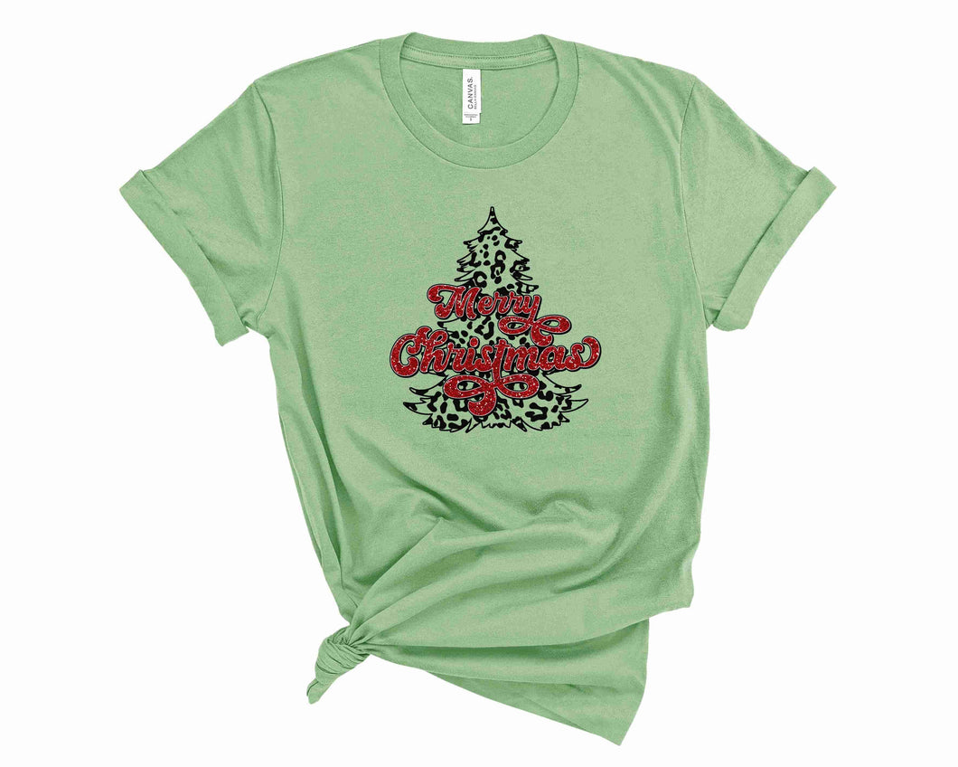 Merry Christmas Leo Tree - Graphic Tee