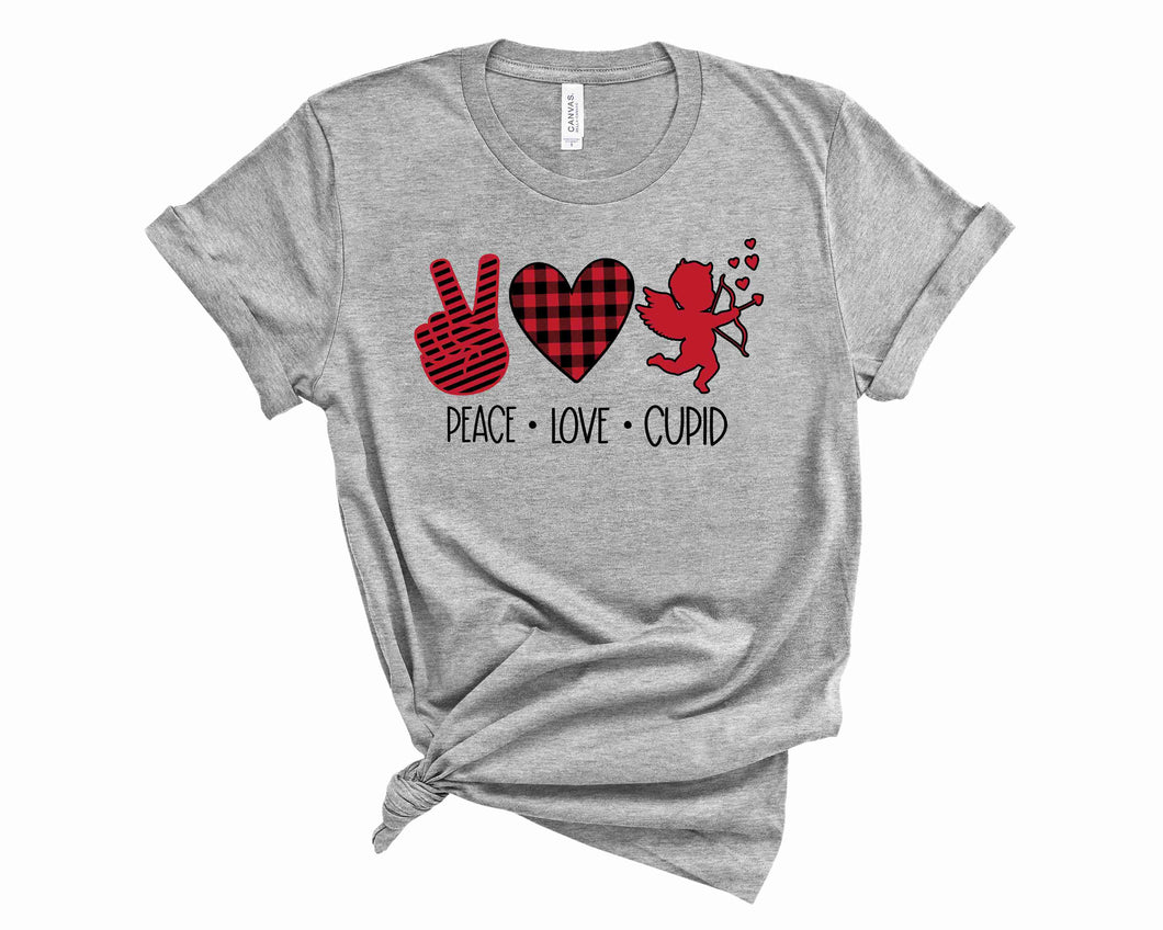Peace Love Cupid - Graphic Tee