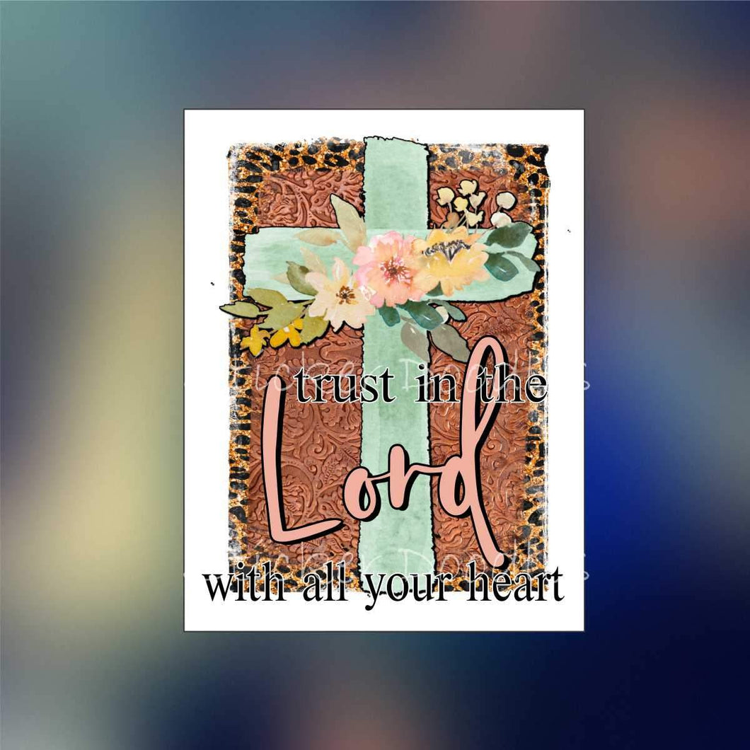Trust in the Lord - Sticker