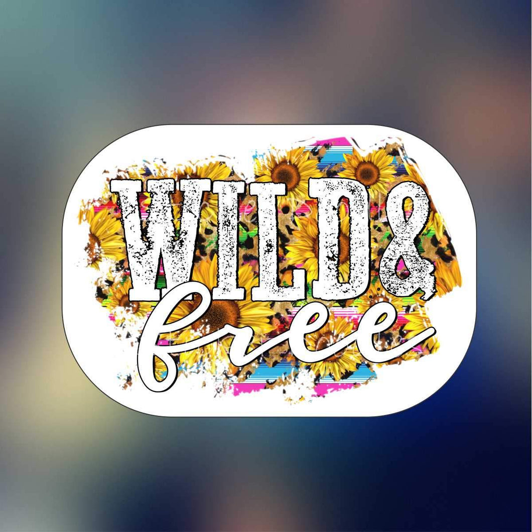 Wild & free 2 - Sticker