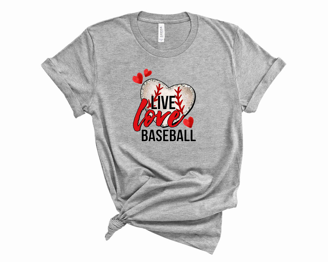Live Love Baseball - Graphic Tee